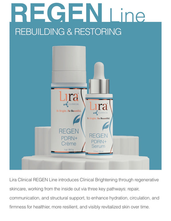 Lira Clinical REGEN Line | Rebuilding & Restoring