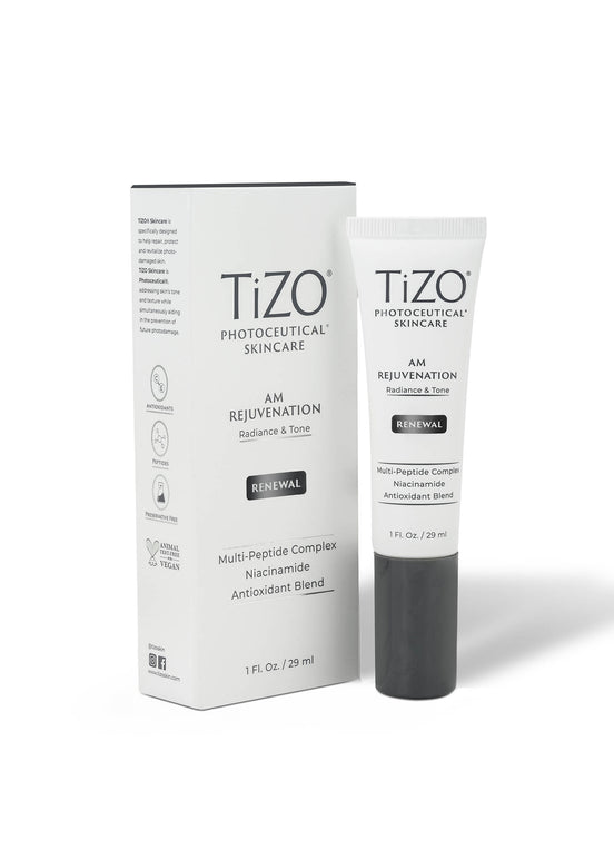 TiZO AM Rejuvenation facial cream for daily hydration and skin rejuvenation
