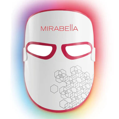 Mirabella Phototherapy 7-Color LED Facial Mask with Near Infrared for professional skin rejuvenation and anti-aging treatments
