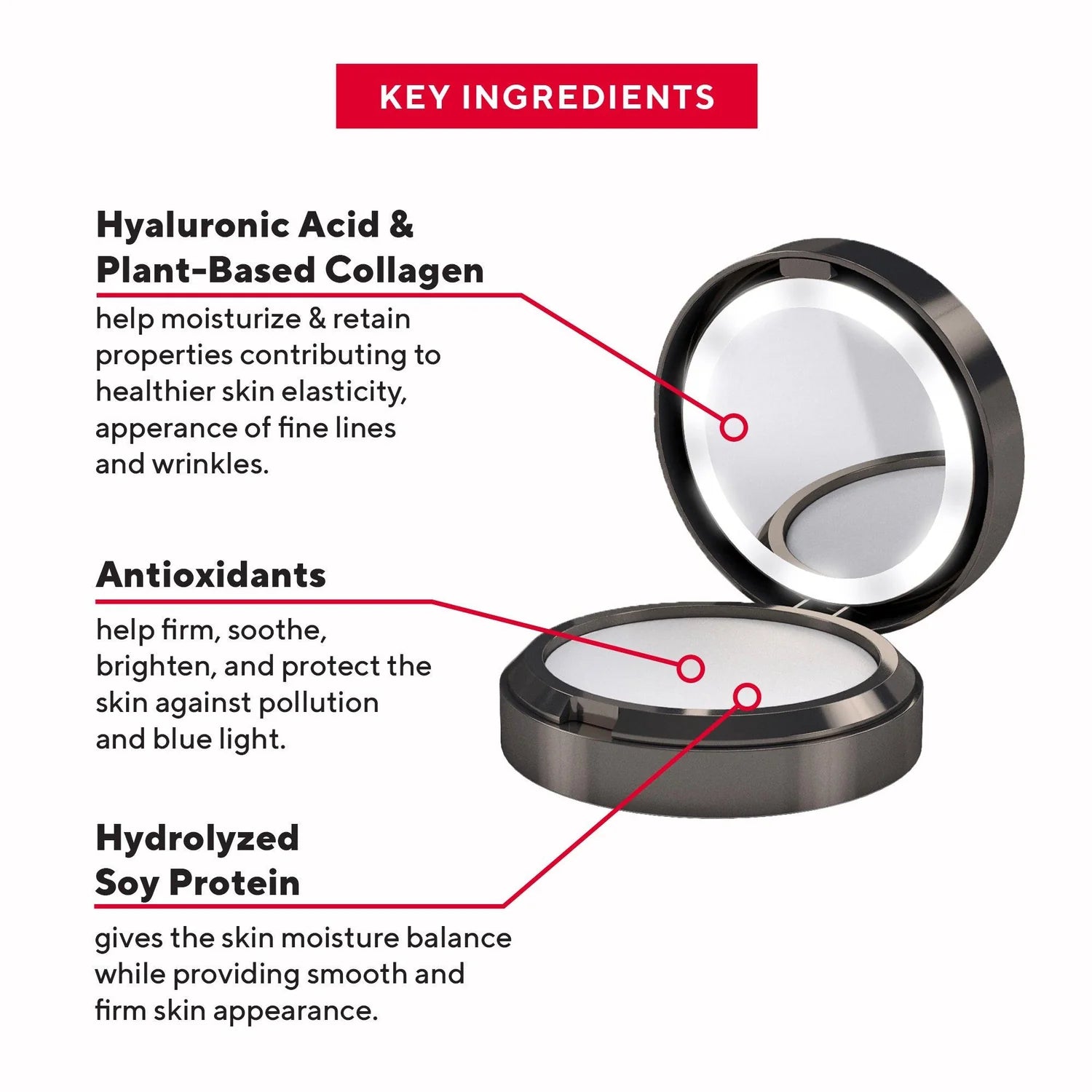 Mirabella Glow Universal Hyaluronic Pressed Powder