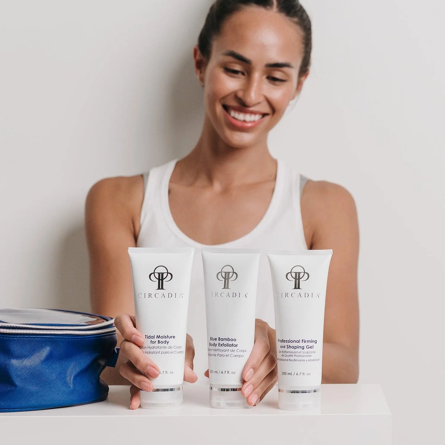Circadia Body Regimen Bundle including cleansers, moisturizers, and treatments for healthy body skin
