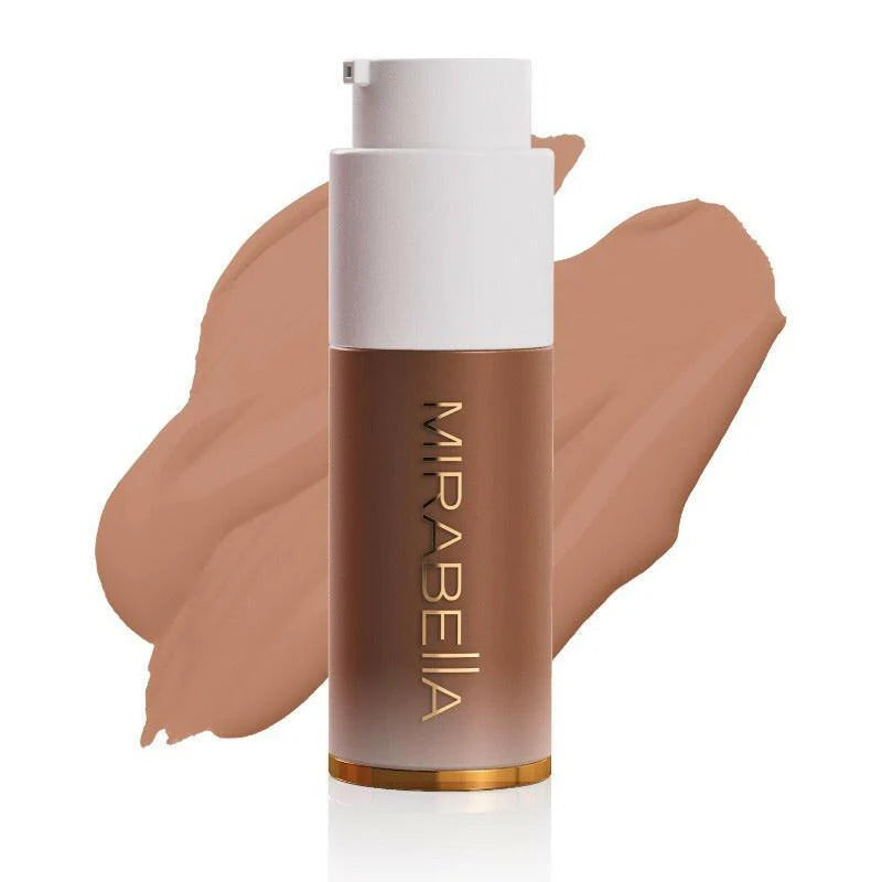 Mirabella Invincible For All Foundation in sleek bottle for professional makeup use
