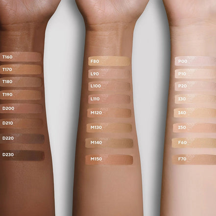 Set of Mirabella For All Perfecting Concealers showing multiple shades for all skin tones
