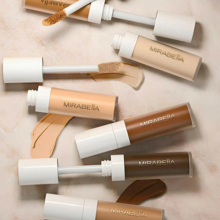 Mirabella For All Perfecting Concealer in sleek packaging for professional makeup use
