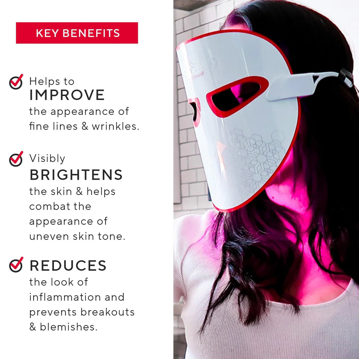 Mirabella Phototherapy 7-Color LED Facial Mask with Near Infrared