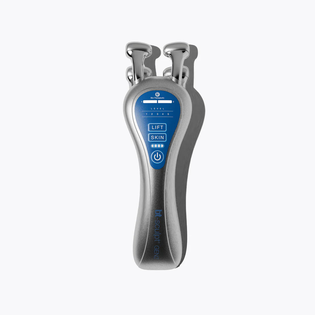 Bio-Therapeutic Sculpt GEN2 packaging highlighting advanced technology for facial contouring and anti-aging benefits
