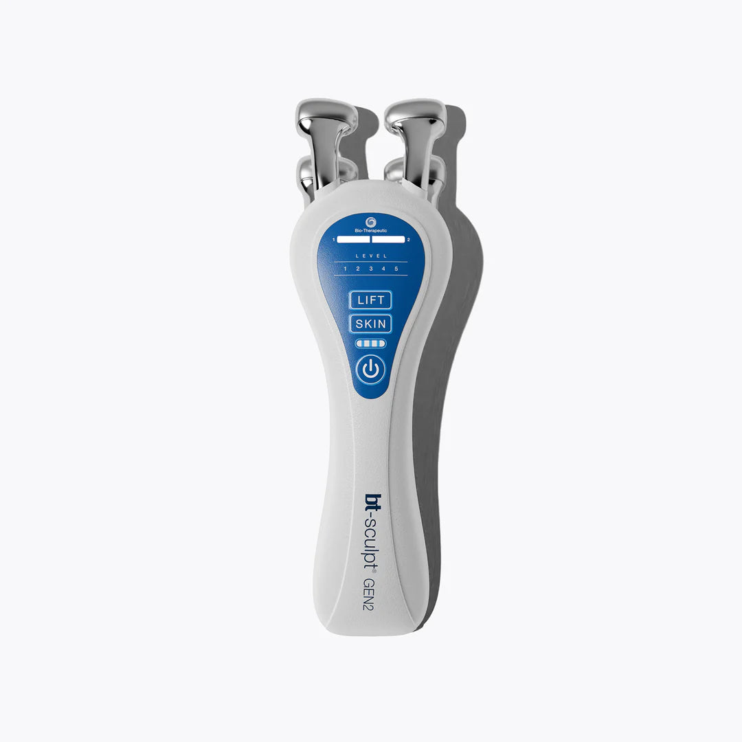 Bio-Therapeutic Sculpt GEN2 packaging highlighting advanced technology for facial contouring and anti-aging benefits
