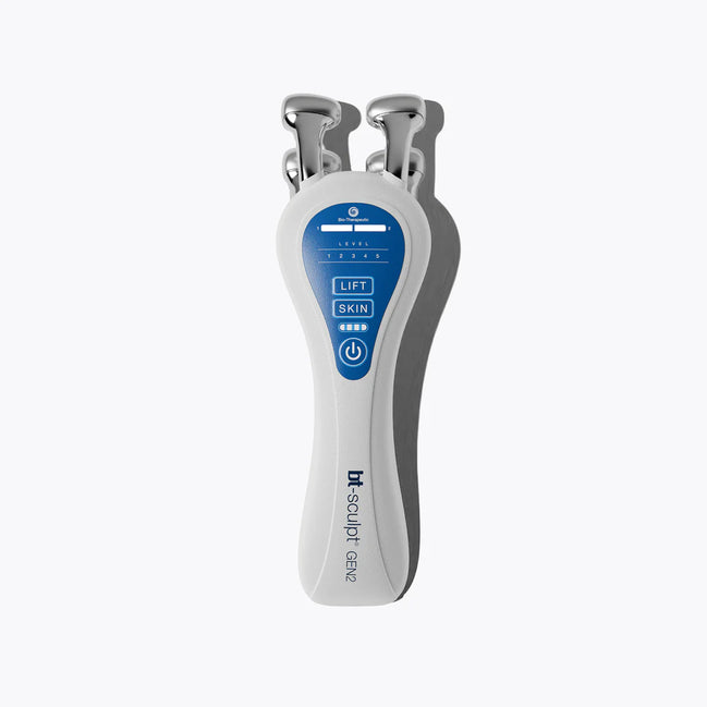 Bio-Therapeutic Sculpt GEN2 packaging highlighting advanced technology for facial contouring and anti-aging benefits
