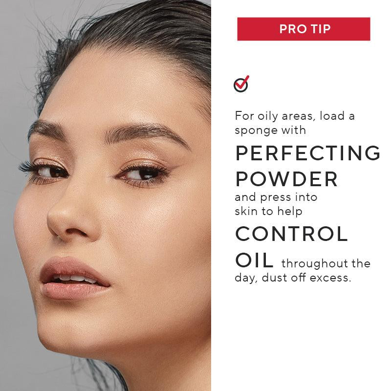 Mirabella Perfecting Powder in smooth, lightweight formula for a flawless finish
