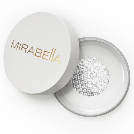 Mirabella Perfecting Powder in compact packaging for professional makeup use
