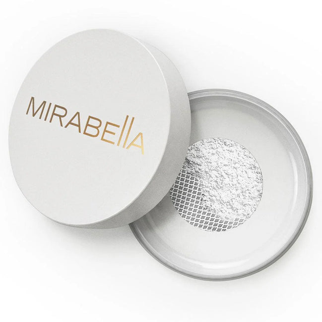 Mirabella Perfecting Powder in compact packaging for professional makeup use
