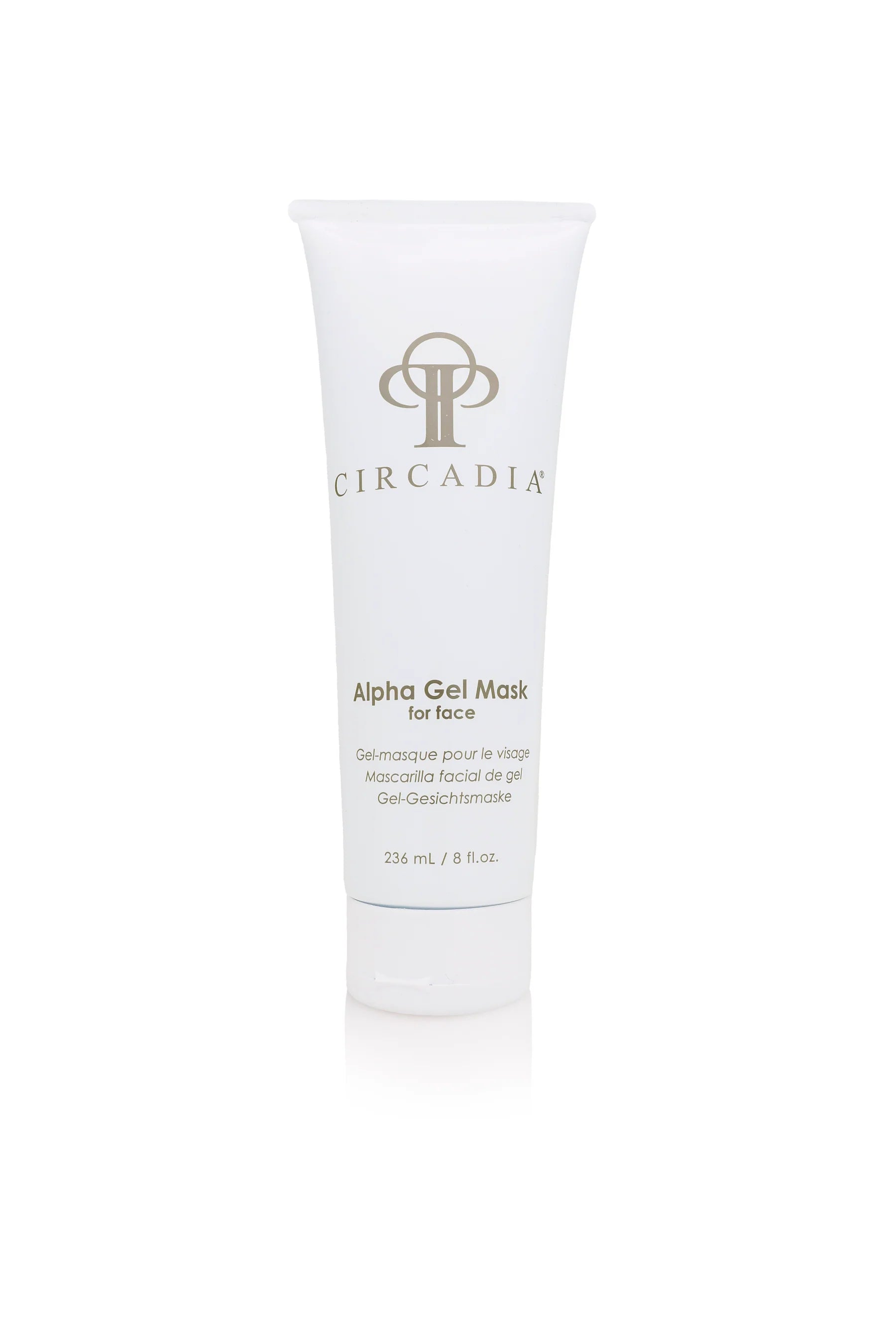 Circadia Alpha Gel Mask with alpha hydroxy acids to gently exfoliate and brighten the skin