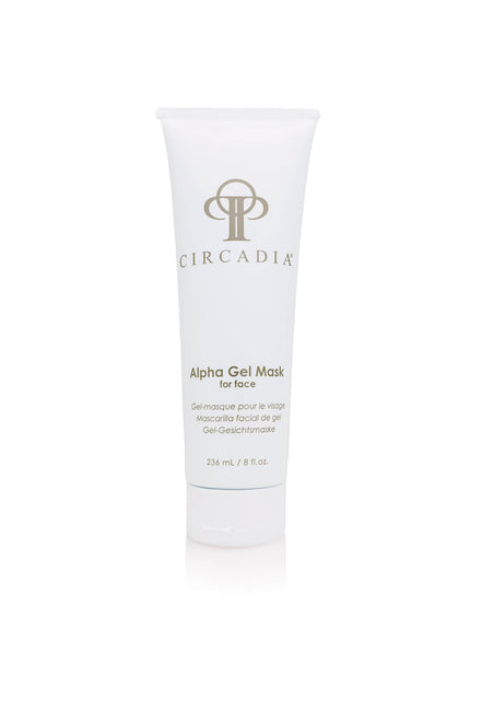 Circadia Alpha Gel Mask with alpha hydroxy acids to gently exfoliate and brighten the skin