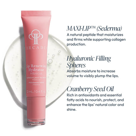Circadia Lip Renewing Hydrator - Hibiscus