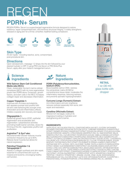 Lira Clinical REGEN PDRN+ Serum