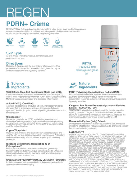 Lira Clinical REGEN PDRN+ Crème
