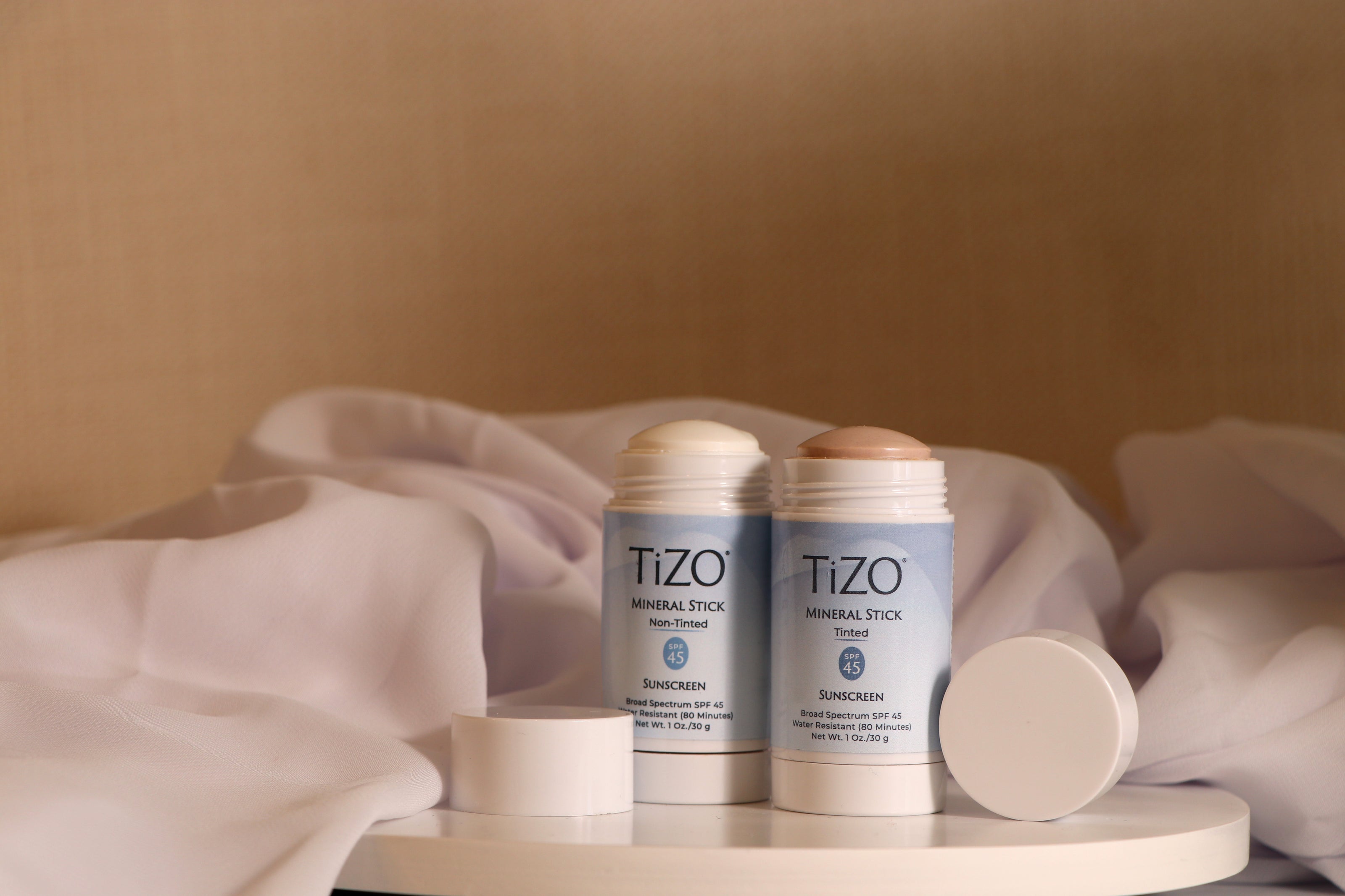 TiZO Mineral Stick Non-Tinted SPF 45 highlighting mineral sunscreen and hydrating benefits
