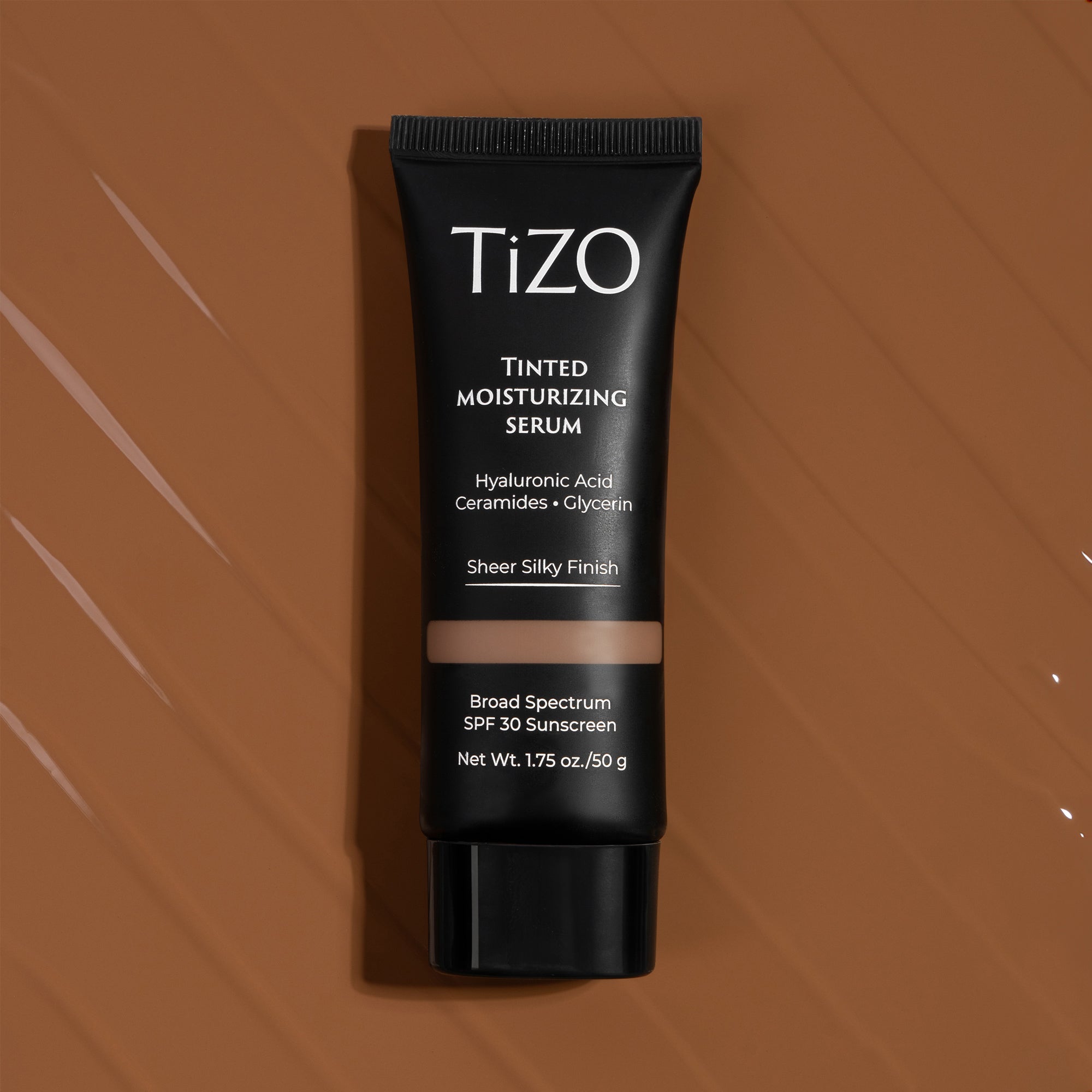 TiZO Tinted Moisturizing Serum SPF 30 in sleek bottle packaging for daily skincare and sun protection
